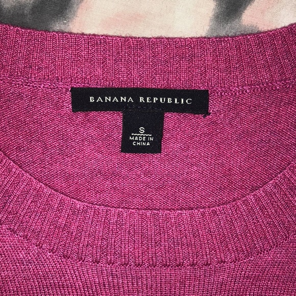 Pink Banana Republic Short Sleeve Shirt Size Small - Picture 2 of 8